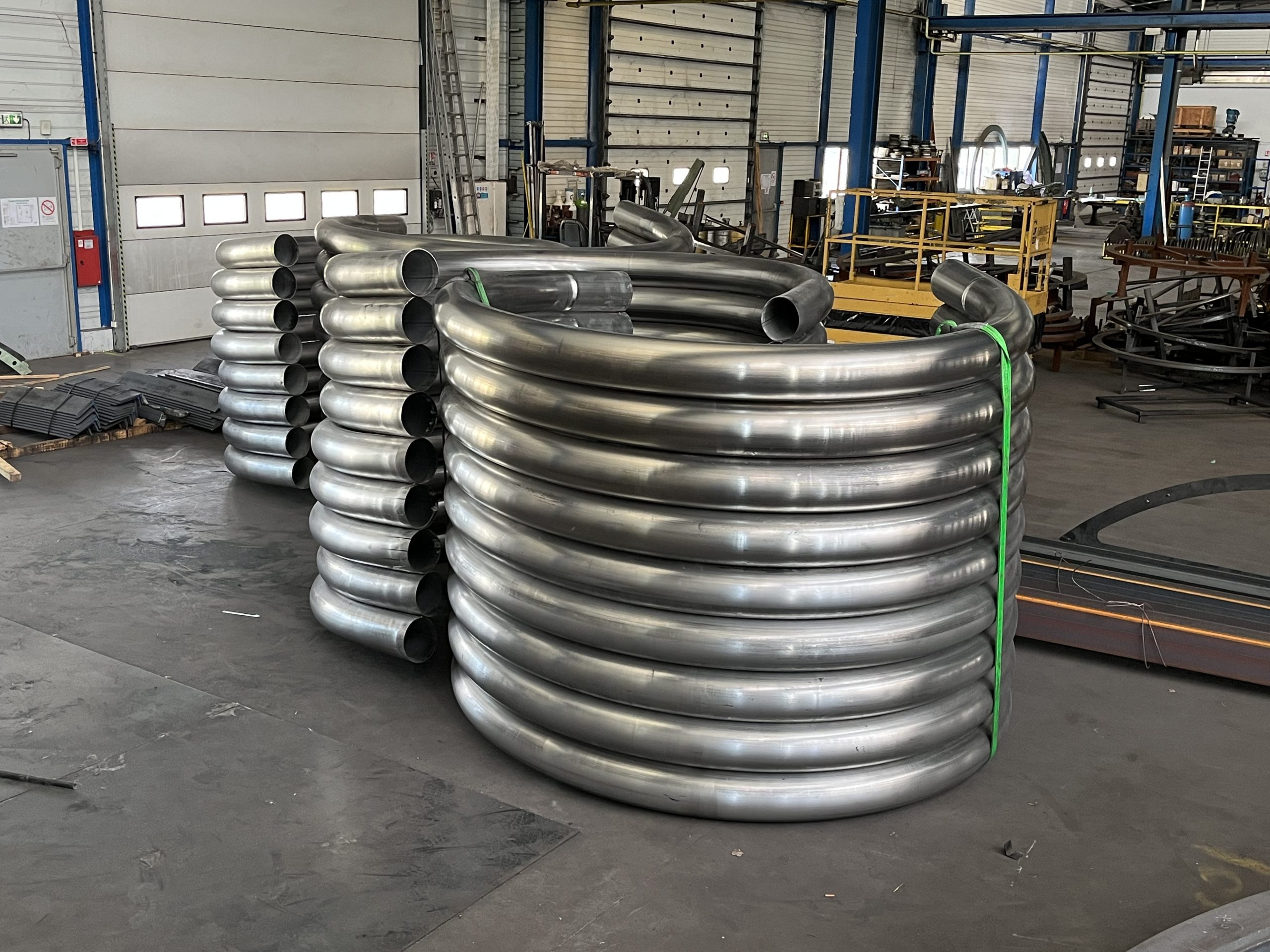 Serpentin en inox tubes Ø 219 ep. 3 2300 int