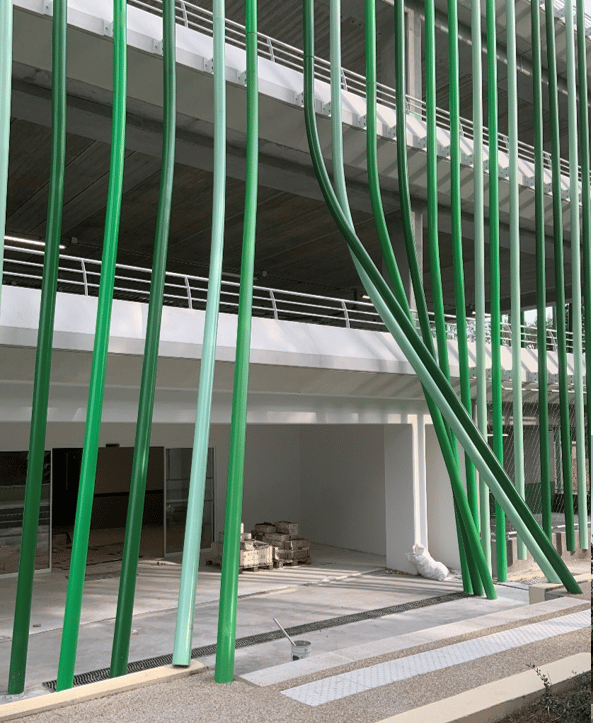 Cintrages dans tube aluminium Ø 150 ép. 5